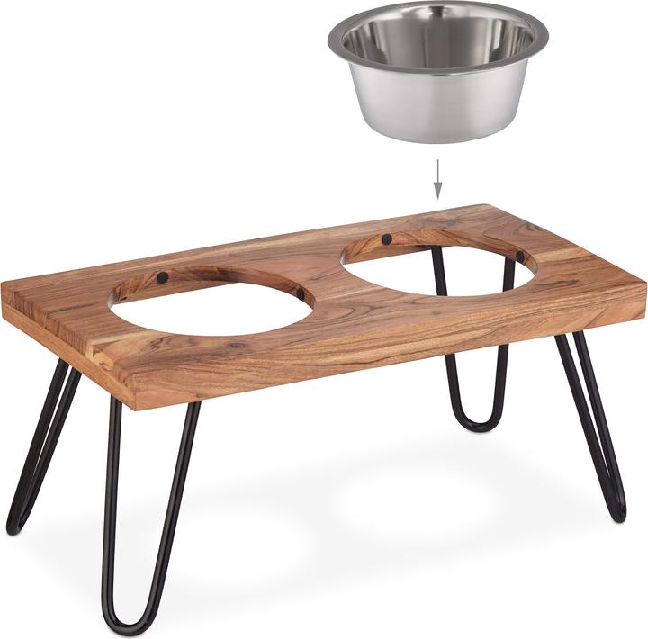 Actual product image Relaxdays Pet bowls