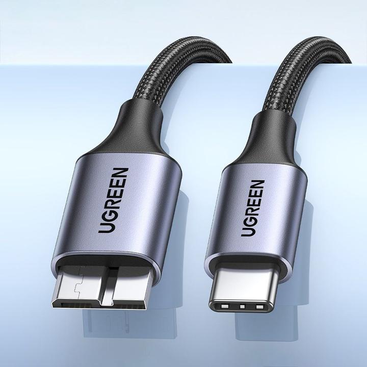 Actual product image Ugreen Cable USB-C to Micro USB 15231, 0.5m (space grey) (0.50 m, USB 3.2 Gen 1)