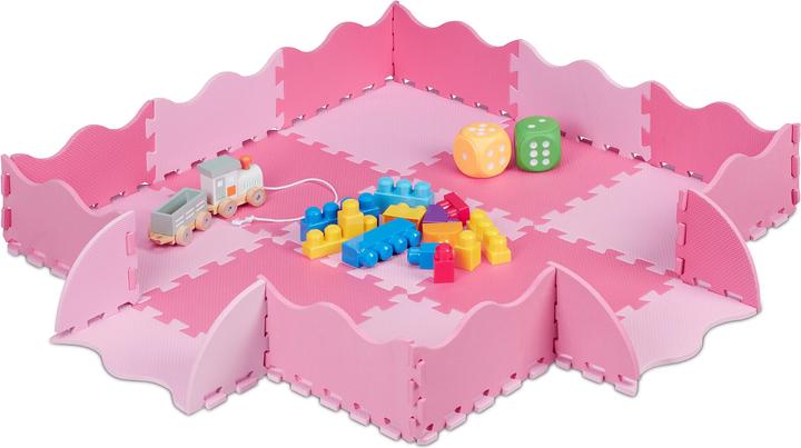 Relaxdays . Tapis puzzle (31,5 x 31,5 x 1 cm)