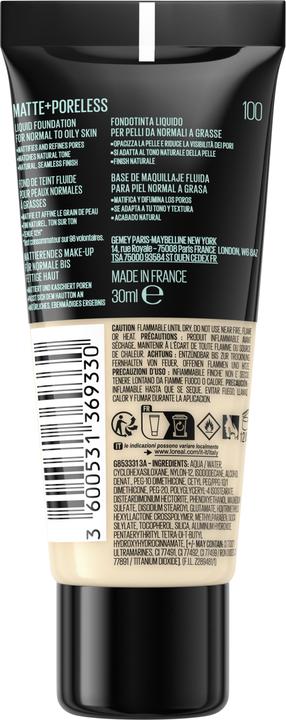 Image du produit Maybelline New York Fit Me (100 ivoire chaud)