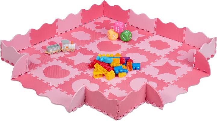 Produktbild Relaxdays Puzzlematte mit Rand (31.5 x 31.5 x 1 cm)