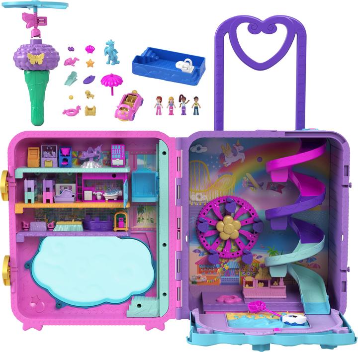 Produktbild Polly Pocket Urlaub im Rollkoffer