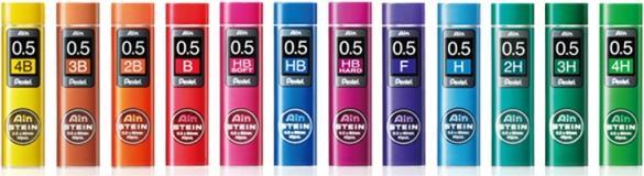 Image du produit Pentel Ain Stone (Mine de gel, Gris, 0.30 mm)