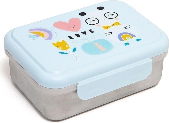 Image du produit Petit Monkey Boîte à lunch en acier inoxydable, Panda Love