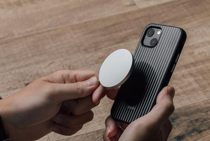 Immagine prodotto Moshi Arx Slim Hardshell Case (MagSafe) per iPhone 13 mini - Mirage Black (Apple iPhone 13 mini)