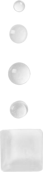 Actual product image Relaxdays Rubber buffer (222 Piece, 1.5 x 1.5 x 0.5 cm)