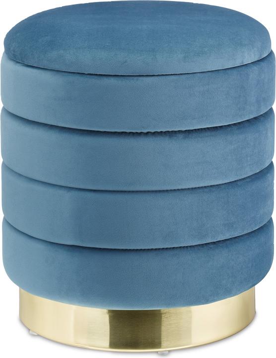 Image du produit Relaxdays Tabouret en velours