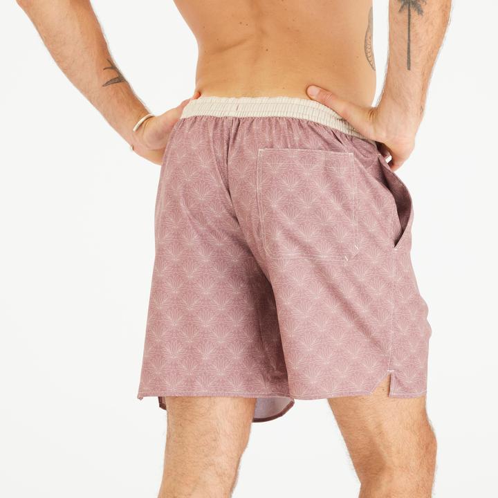 Image du produit Olaian Men’s Swim Shorts Surf 100 18" Long - Palmer Mole Pink (XL)
