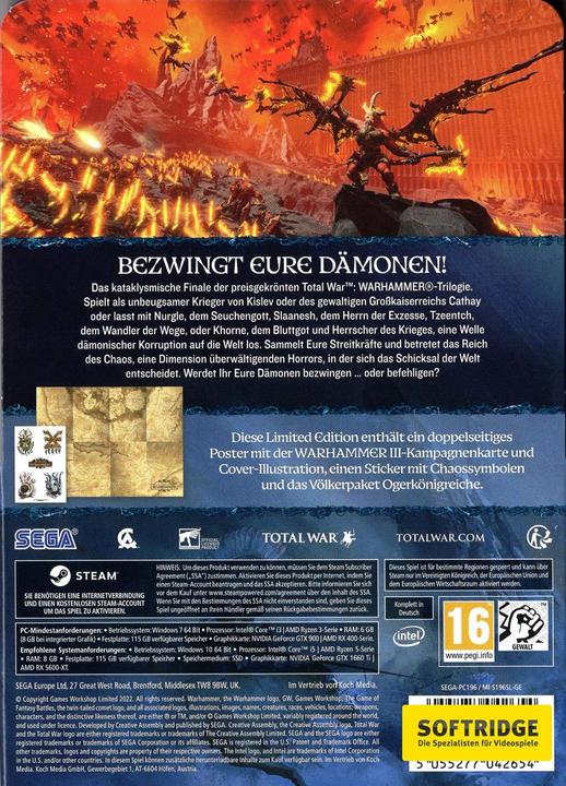 Image du produit Sega Total War : Warhammer 3 (PC, DE)