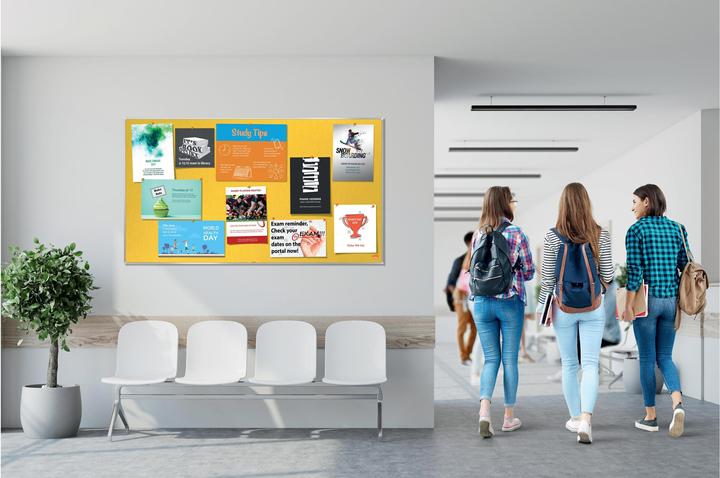 Immagine prodotto Nobo Lavagna di feltro Impression Pro 1915429 giallo, 40x71cm (Bacheca, 40 x 71 cm)