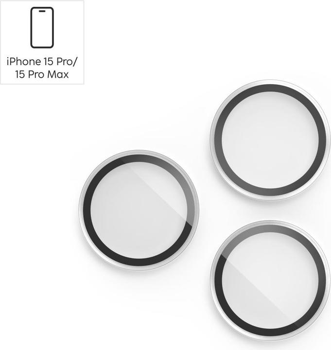 Actual product image Hama Cam Protect (1 Piece, Apple iPhone 15 Pro, Apple iPhone 15 Pro Max)