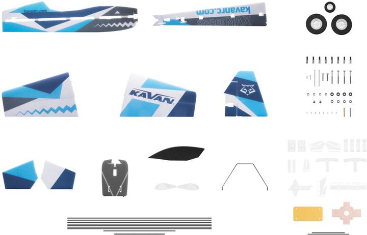 Produktbild Kavan savage max blau 3d-kunstflug-park-flyer aus epp (Kunstflug)