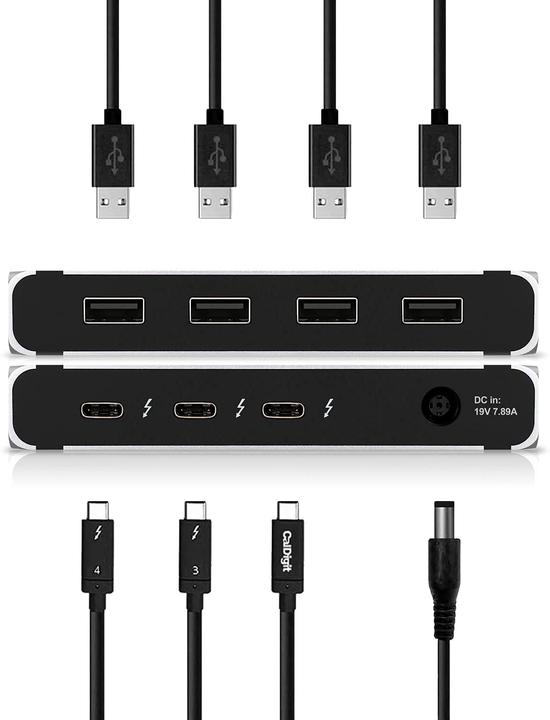 Produktbild CalDigit Thunderbolt 4 Element (Thunderbolt, 8 Ports)