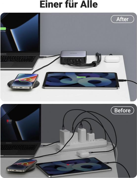 Actual product image Ugreen Nexode Desktop (200 W)