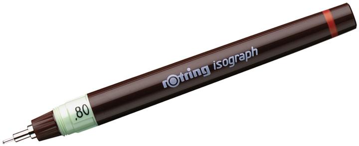 Produktbild Rotring Tuschefüller isograph 0,8 (Green, Brown, 1 x)