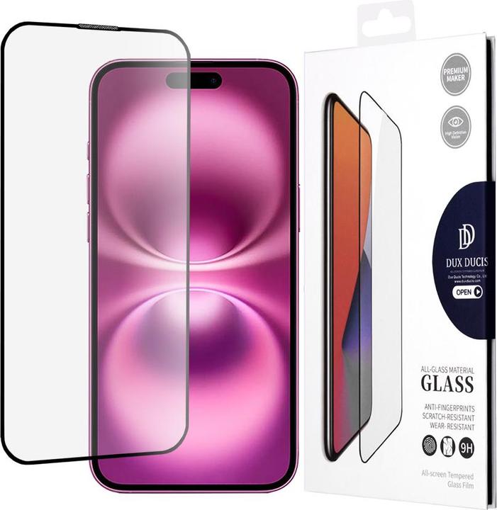 Produktbild Dux Ducis Panzerglas 10D (1 Stück, Apple iPhone 16 Plus)