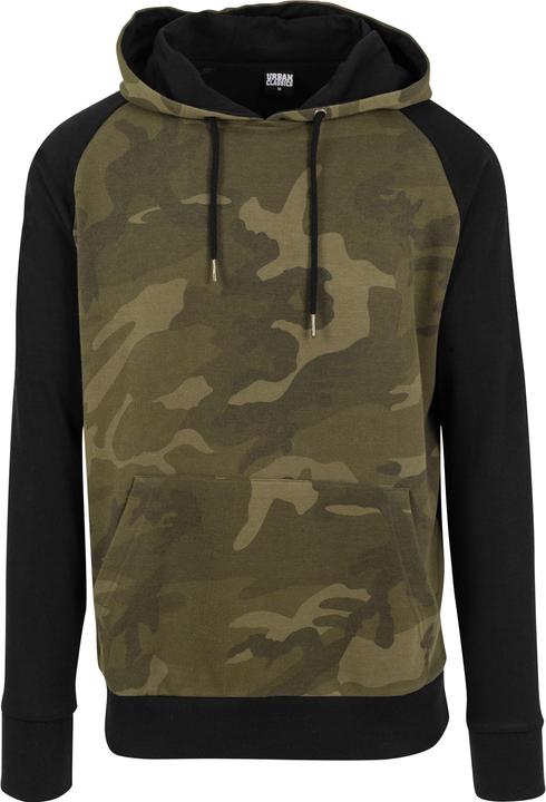 Produktbild Urban Classics Camo Contrast Raglan Hoody (S)