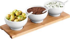 Actual product image Merkloos 7-piece aperitif set with wooden board