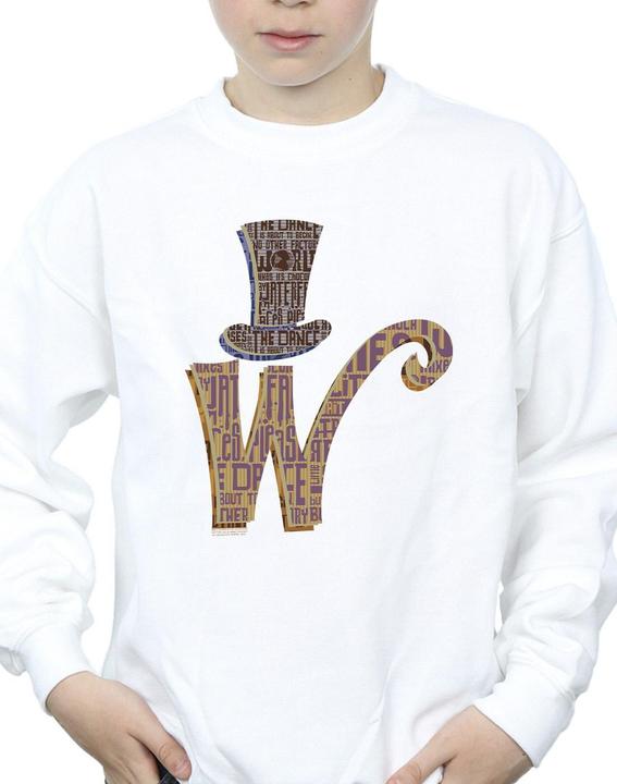 Immagine prodotto Willy Wonka & the Chocolate Factory W Logo Hat Felpa Ragazzi (152, 158)