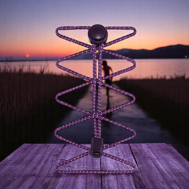 Produktbild LaceGodZ 1 Paar ReflectLite Series elastische, reflektierende Schnürsenkel (100 cm)
