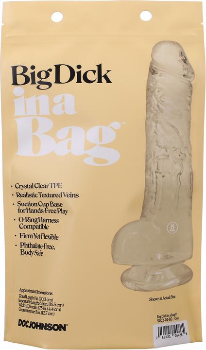 Image du produit Doc Johnson Dildo - 8 inch / 20 cm - Clear