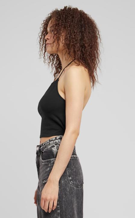 Produktbild Urban Classics Ladies Cropped Neckholder Top 2-Pack (XS)