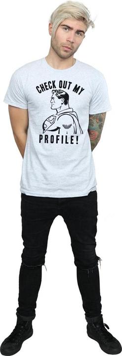 Produktbild Superman Check Out My Profile TShirt (XL)