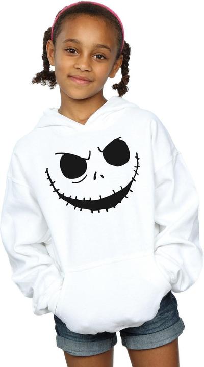 Immagine prodotto Disney Nightmare Before Christmas Jack's Face Bold Felpa con Cappuccio Ragazze (152, 158)