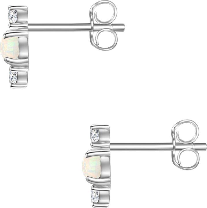 Image du produit Glanzstücke München Femme losange argent sterling zirconium argent - 31606 (Argent Sterling)
