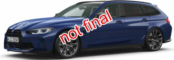 Produktbild Solido 1:43 BMW G81 M3 Touring, 2023 blau