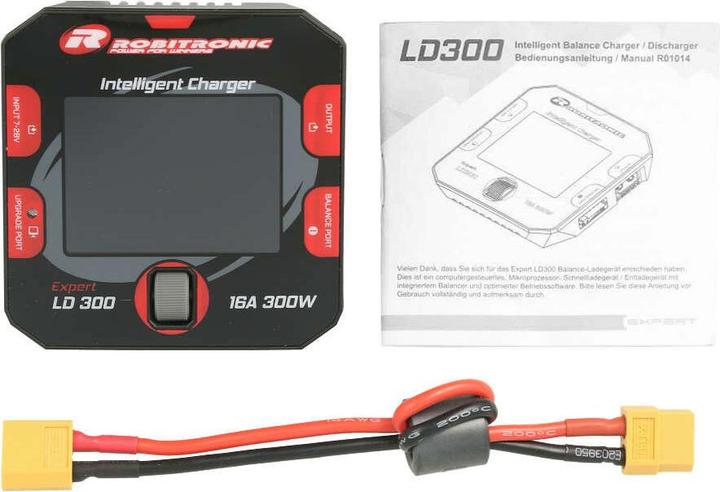 Productafbeelding Robitronic Lader DC Expert LD 300 LiPo 1-6s 16A 300W