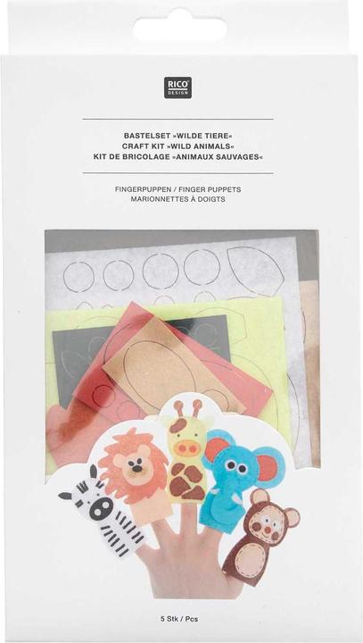 Actual product image Rico Design Finger puppets "Animals
