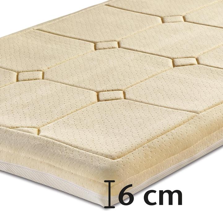 Image du produit Bestschlaf Visko-Mineralschaum Klima-Wendeauflage, Höhe 6 cm (90 x 200 cm)