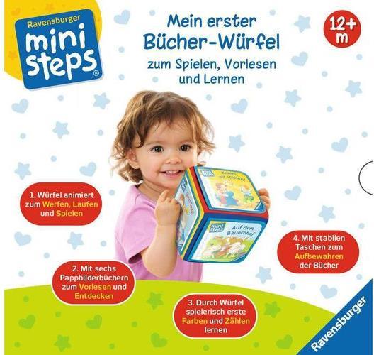 Immagine prodotto Ravensburger ministeps: Mein erster Bücher-Würfel (Starter-Set) (Tedesco)
