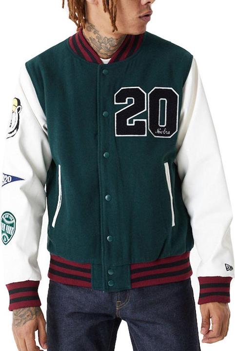 New Era Varsity College Jacke - BRAND PATCHES - S (S)