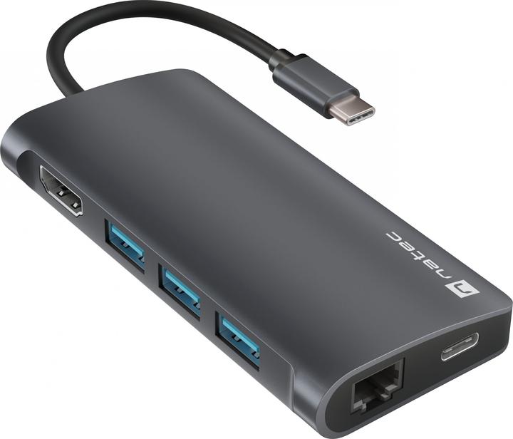 Actual product image Genesis HUB USB-C 8 IN 1 FOWLER 2 3X USB 3.0 HUB HDMI 4K USB-C (USB-C, 8 Ports)