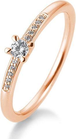 Image du produit Breuning Bague de fiançailles Pavé (49, Or 585/14 K)