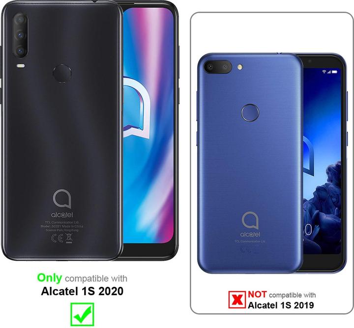 Produktbild Cadorabo Book mit Standfunktion Cover (Alcatel 1S (2020))