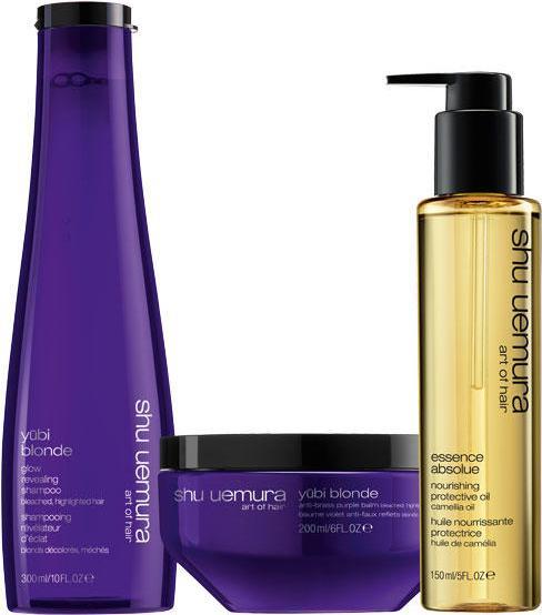 Actual product image Shu Uemura yūbi blonde Cool Highlights Set (Hair care set)