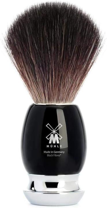 Actual product image Mühle Shaving set, 3-piece, shaving brush with black fibre, safety razor