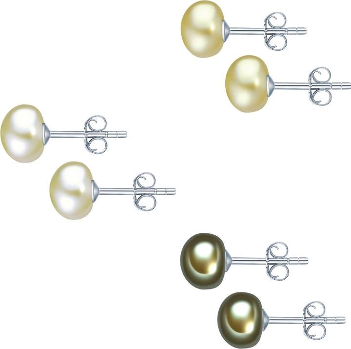 Immagine prodotto Valero Pearls Perle d'acqua dolce d'argento da donna - 3066 (Argento)