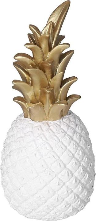 Image du produit Cbx Ananas Décoration Blanc Or 18cm