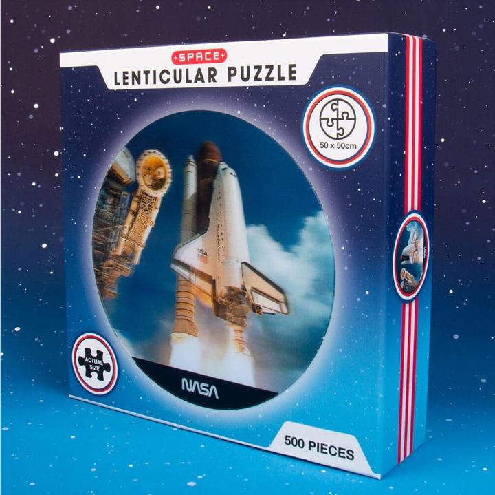 Produktbild Fizz Creations NASA - Space Shuttle - Lenticualar 3D Puzzle (500 Teile) (500 Teile)
