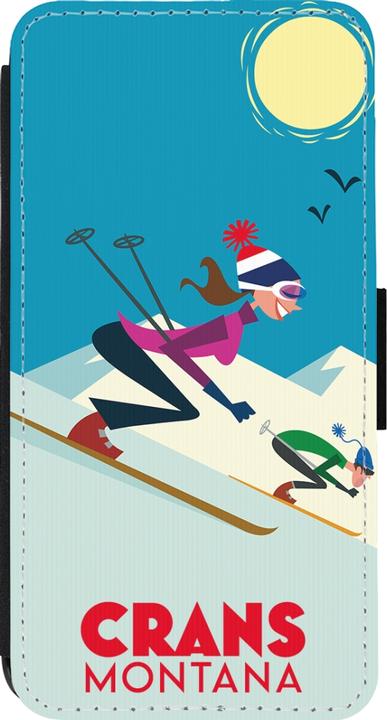 Actual product image PhoneLook Cover Wallet black Crans-Montana Ski Downhill (Apple iPhone 14 Pro)