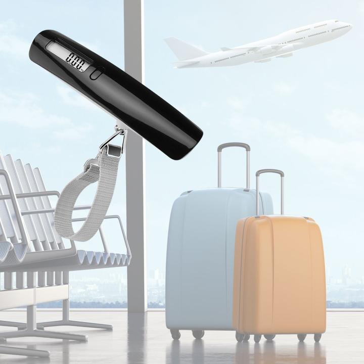 Image du produit Hermex Balance numérique pour bagages Balance de voyage Balance manuelle Balance suspendue (Pèses bagage)