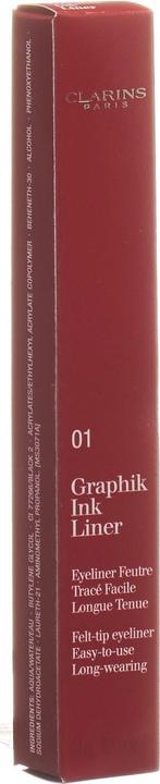 Actual product image Clarins Crayon - Graphic Ink Liner Black 01 (No. 01 - Black)