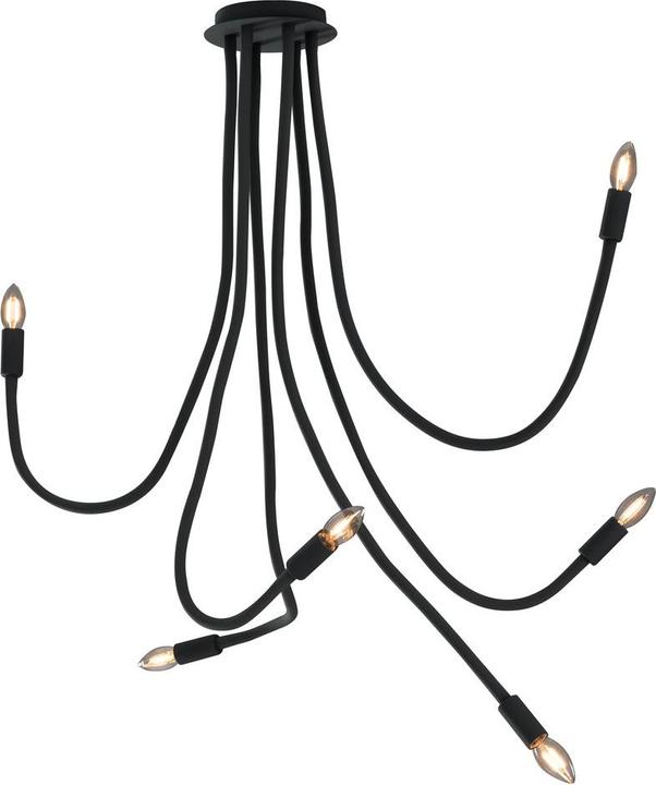 Produktbild Luce ambiente Design LUCE Design Lover Deckenleuchte 6fach E14 Schwarz (E14)