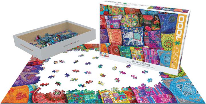 Produktbild Eurographics Indische Kissen (1000 Teile)