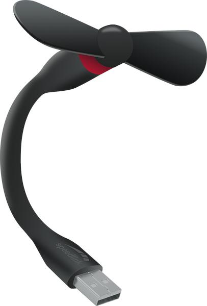Speedlink Ventilateur USB Mini Aero, noir/rouge (SL-600500-BKRD) (USB)