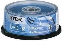 Produktbild DVD-R, 4.7GB, 16x, Spindel (25 x)